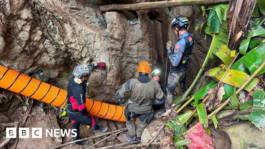 Four more men freed from flooded Laos cave after 10 days