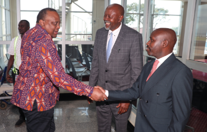 Uhuru in Uganda for Museveni swearing-in