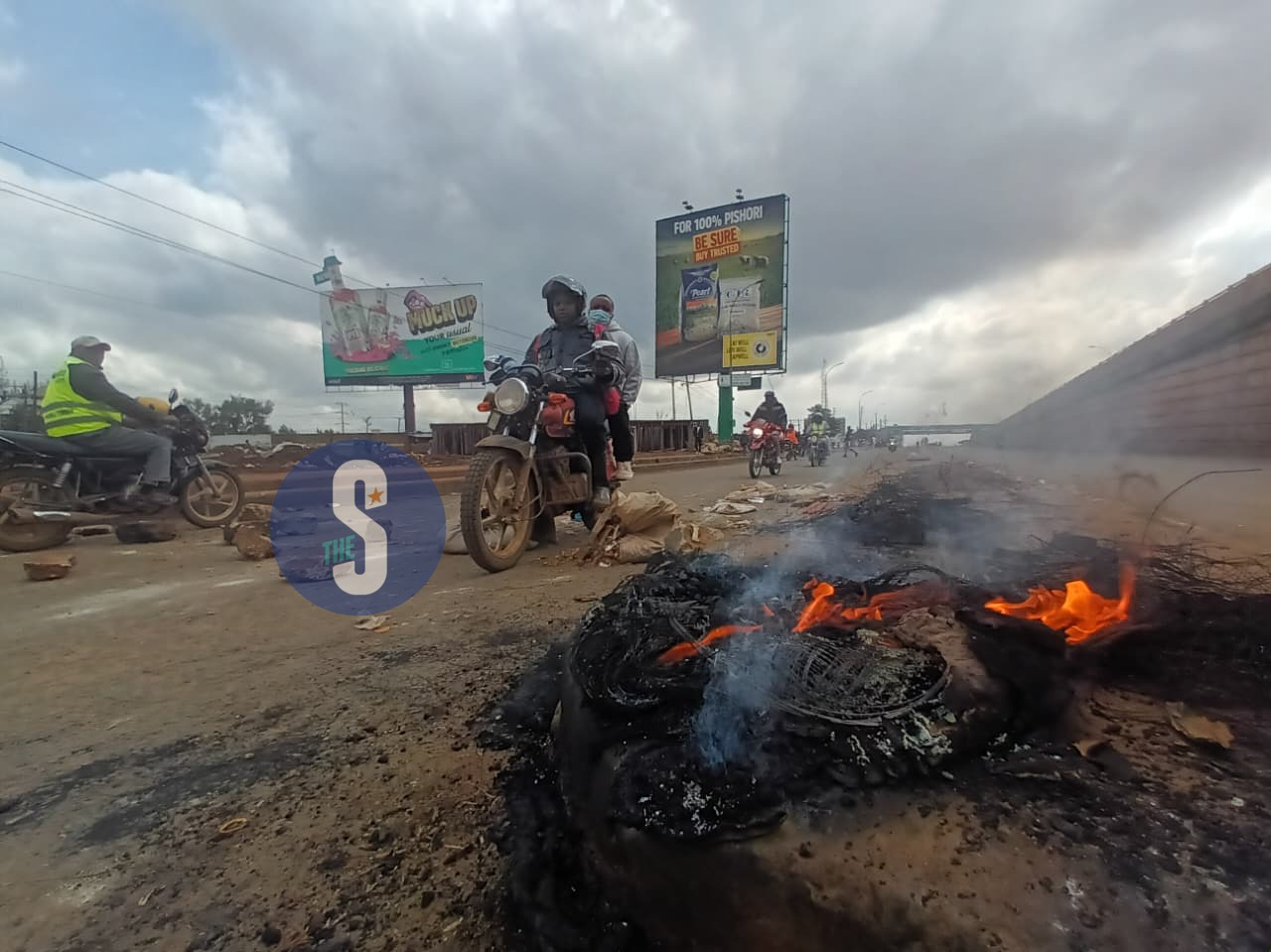 Aerial surveillance deployed over Thika Road, Githurai