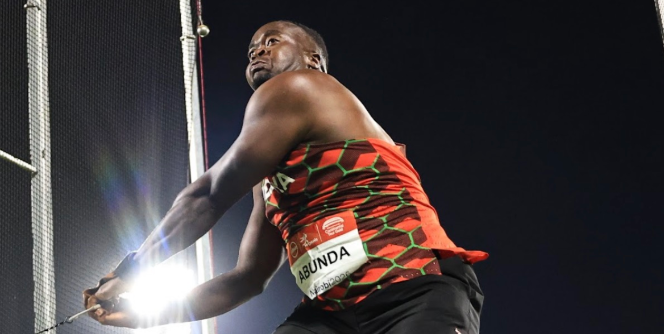 National hammer throw champion Dominic Abunda/ HANDOUT