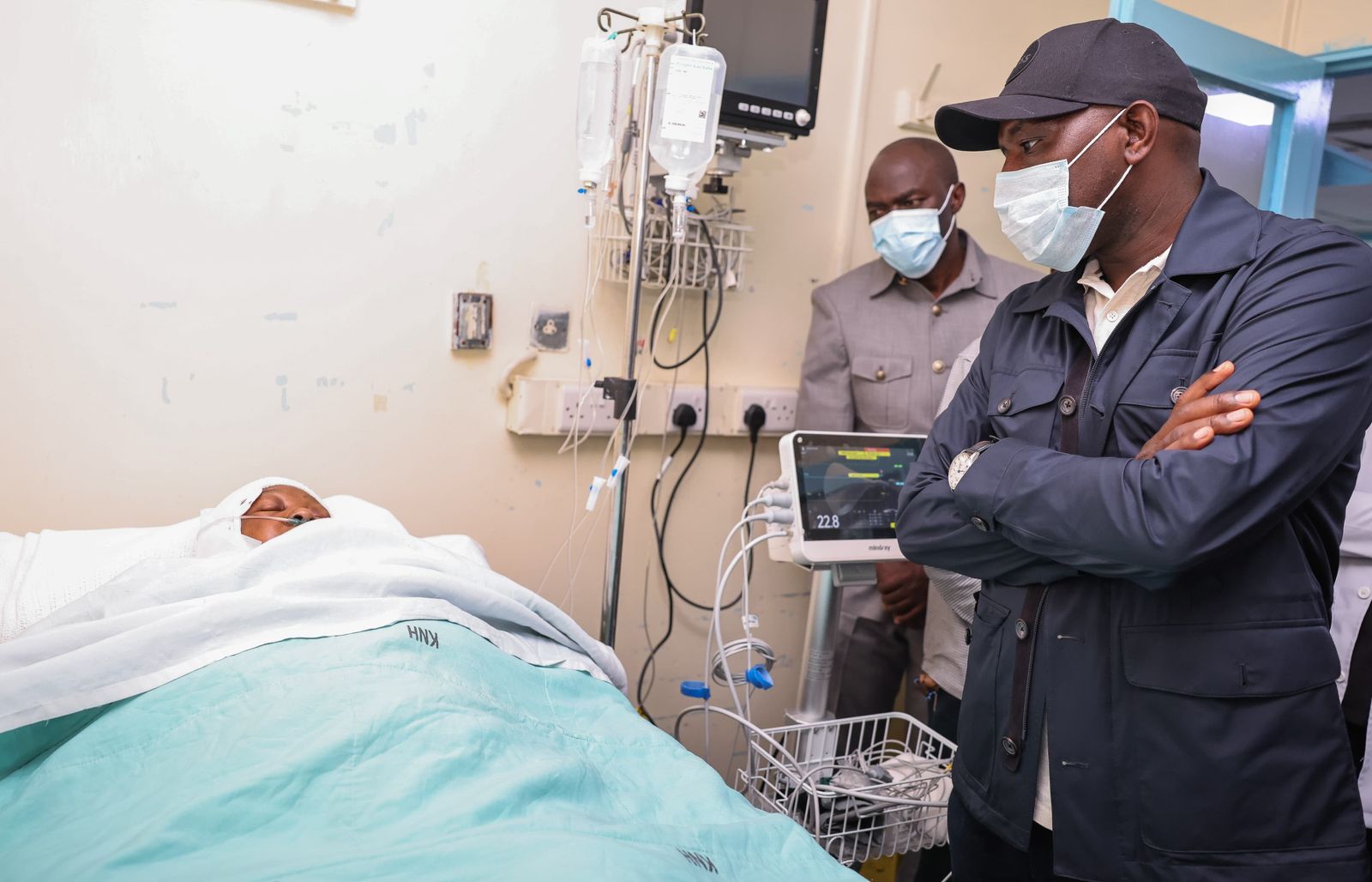 Murkomen visits injured gospel artist Wandeto