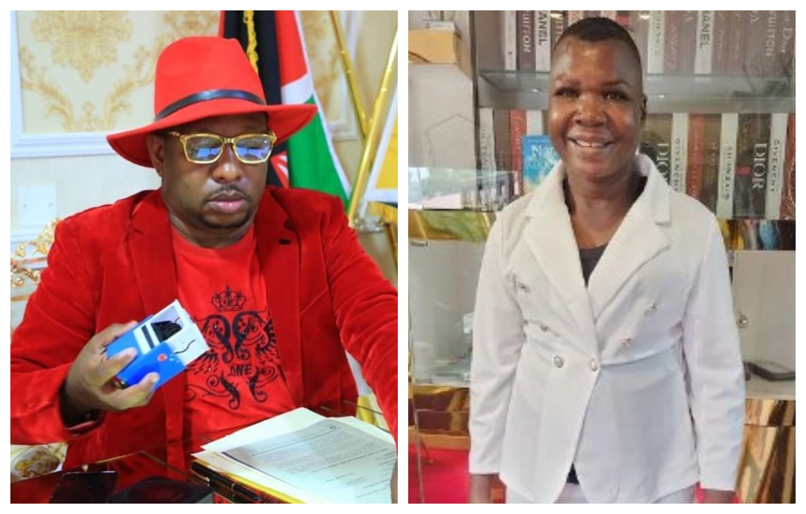 Mike Sonko, Conjestin Achieng // X