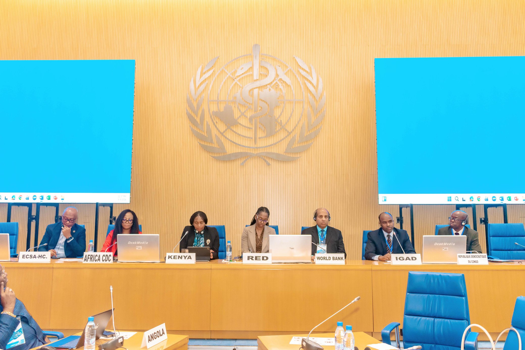 African Permanent and Principal Secretaries for Health during a high-level consultative meeting on cross-border collaboration for health security in Brazzaville, May 6, 2026. /MARY MUTHONI/X