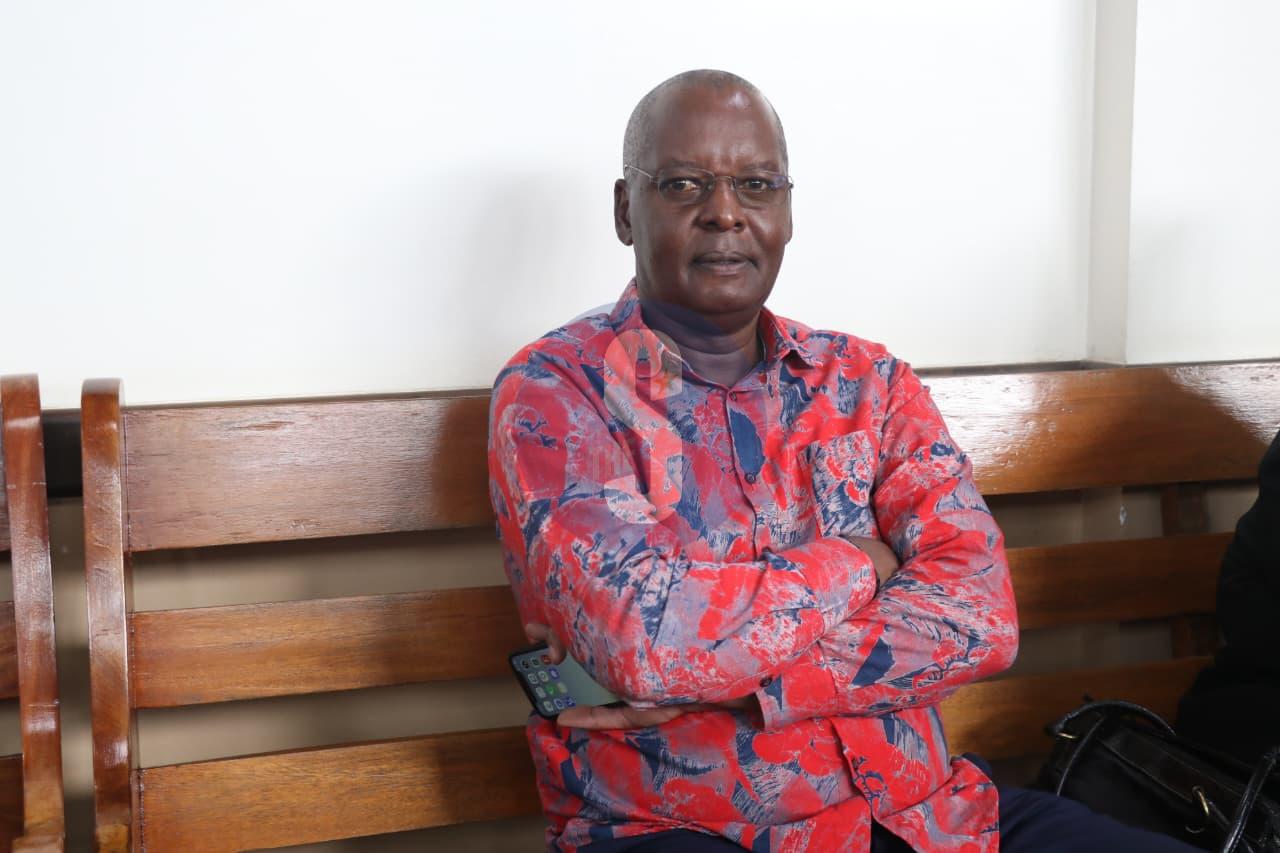 Former minister Amos Kimunya among others present in court ahead of the judgement in the case where they face allegations of unlawful allocation of a 25-acre public parcel of land to Midlands Limited during his tenure at Milimani anti-corruption court, Nairobi on May 6, 2026/LEAH MUKANGAI