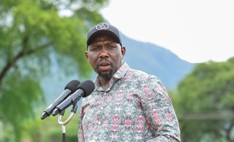 Interior and National Administration cabinet secretary Kipchumba Murkomen addressing Residents at Emsea, Keiyo South, Elgeyo Marakwet, on Friday, May 8, 2026.