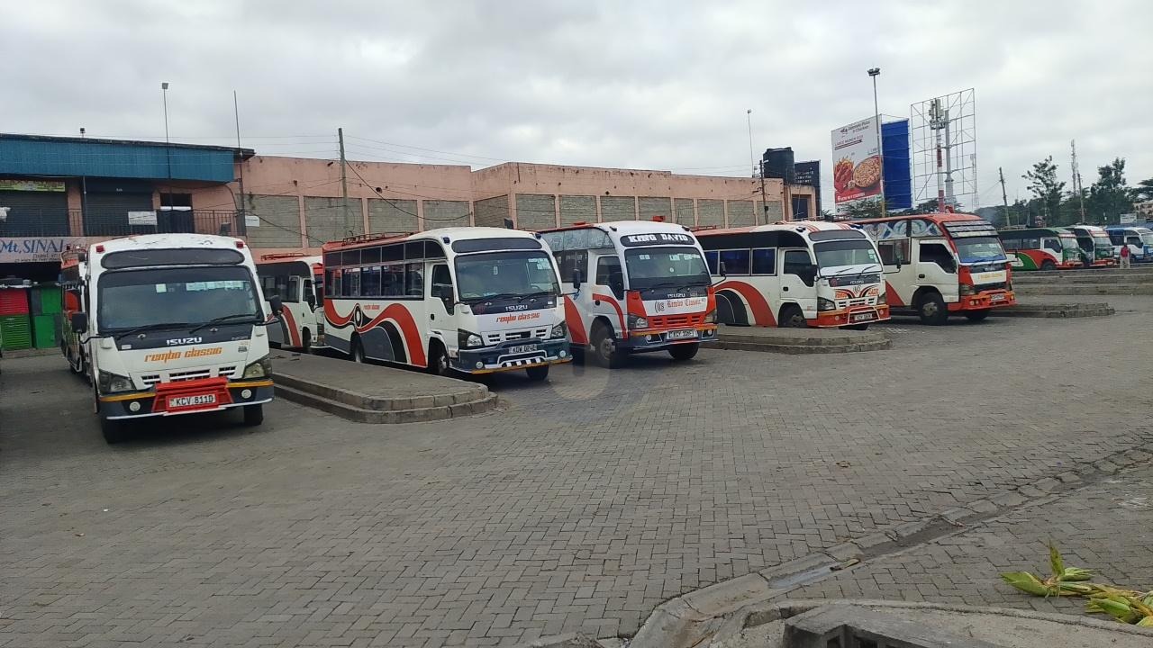 [PHOTOS] Matatus stay off roads as nationwide strike takes effect