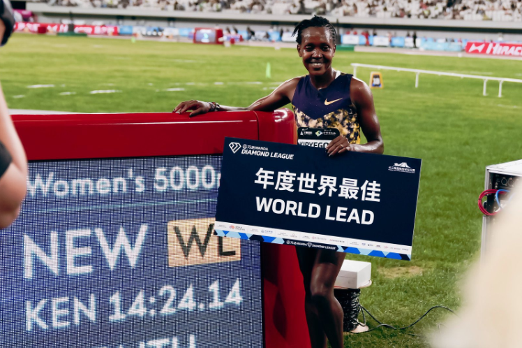 Kipyegon in no hurry to return to her trademark 1,500m speciality