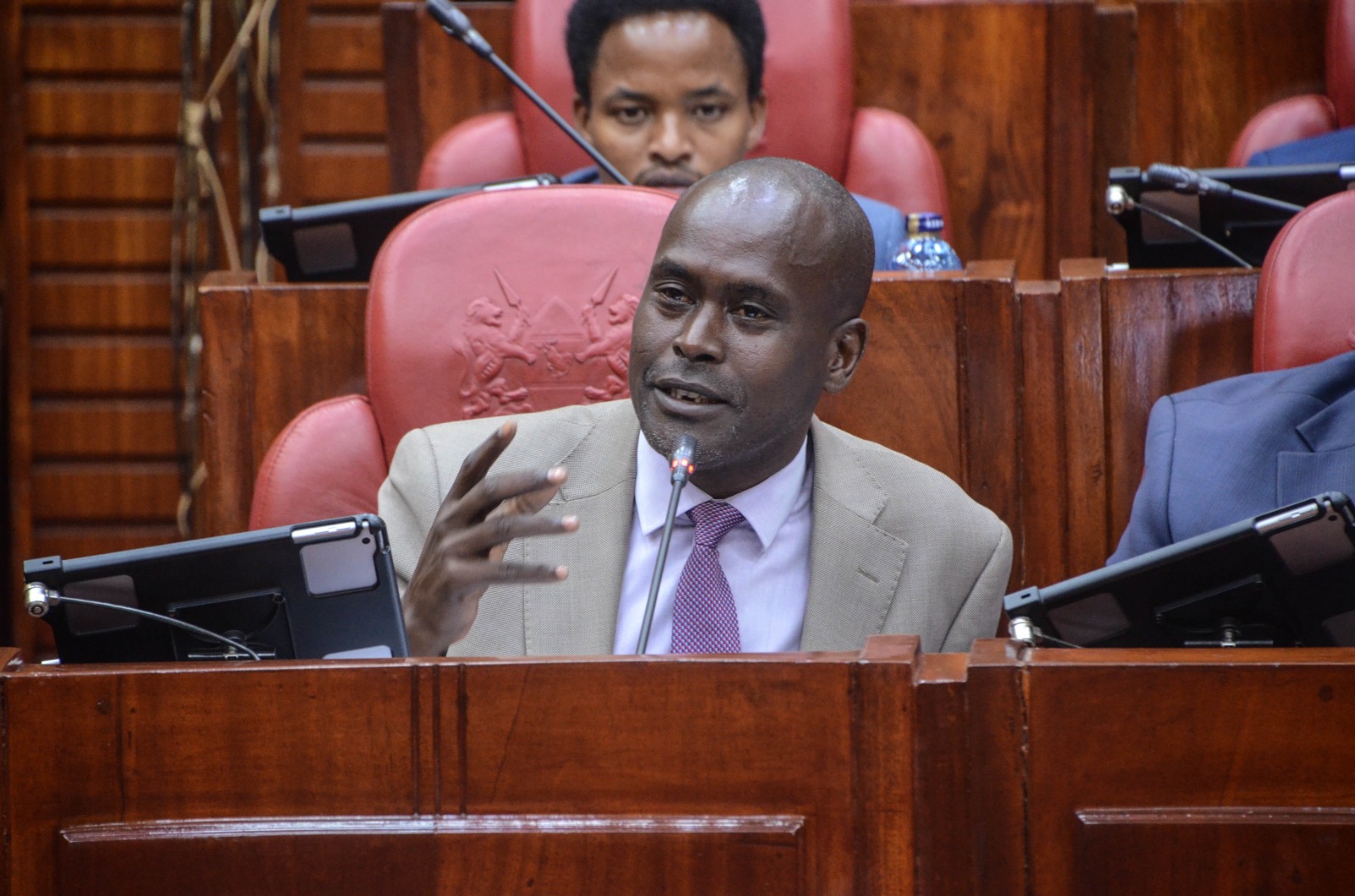 State House comptroller Katoo Metito during submissions for 2026-27 budget, Parliament, May 13, 2026.