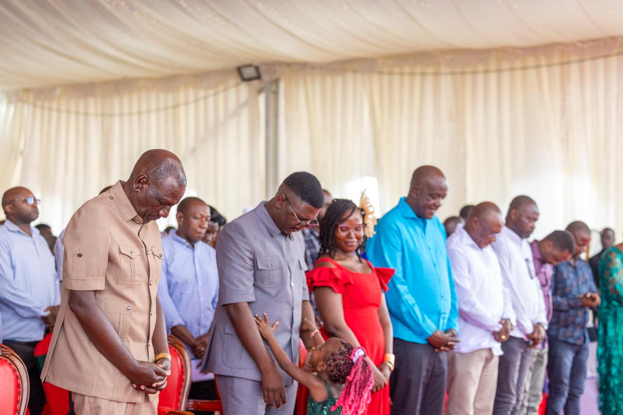 PHOTOS] Ruto attends Thanksgiving service in Kilifi