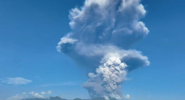 Three dead after volcano erupts on Indonesian island.