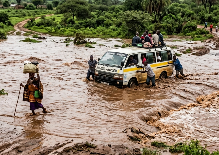 Two elderly men drown while crossing swollen river in Kitui