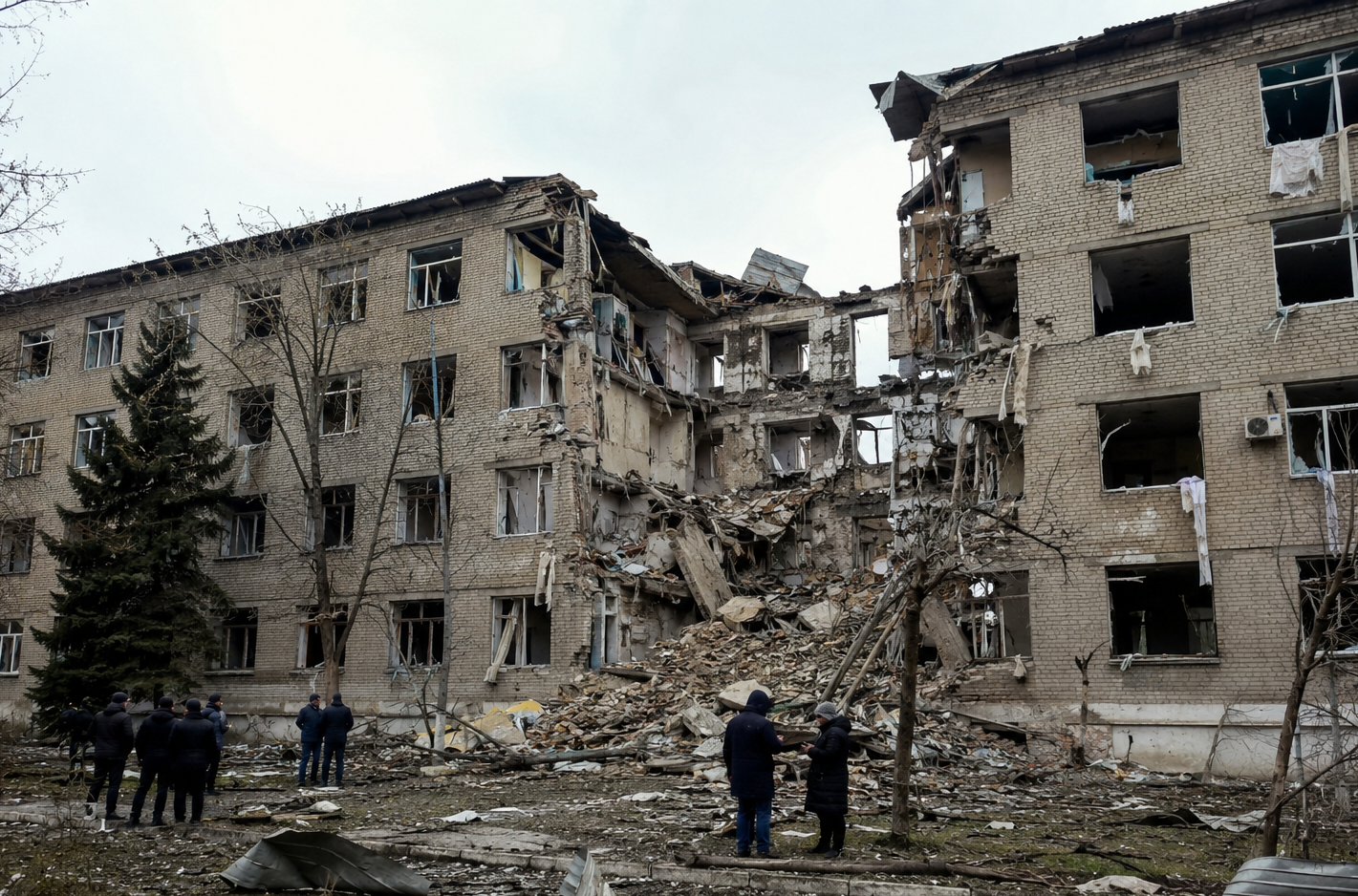 Putin vows retaliation after accusing Ukraine of hitting student dormitory