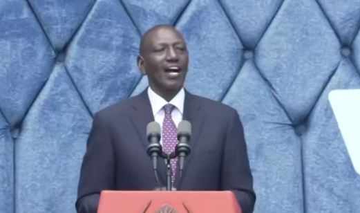 President William Ruto addressing Tanzania Parliament on May 5, 2025 / Screengrab