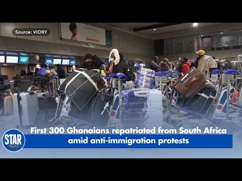 First 300 Ghanaians repatriated from South Africa amid anti immigration protests