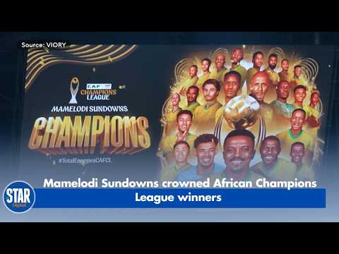 Mamelodi Sundowns crowned African Champions League winners