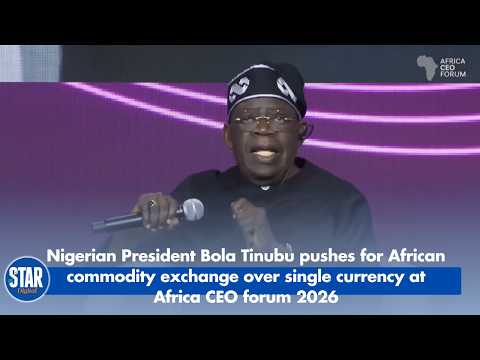 Nigerian President Bola Tinubu pushes for African commodity exchange over single currency