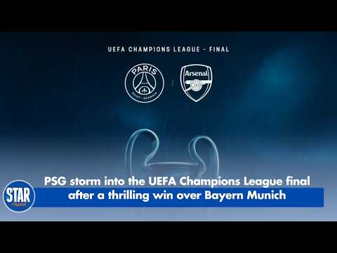PSG edge Bayern to reach UEFA Champions League final against Arsenal