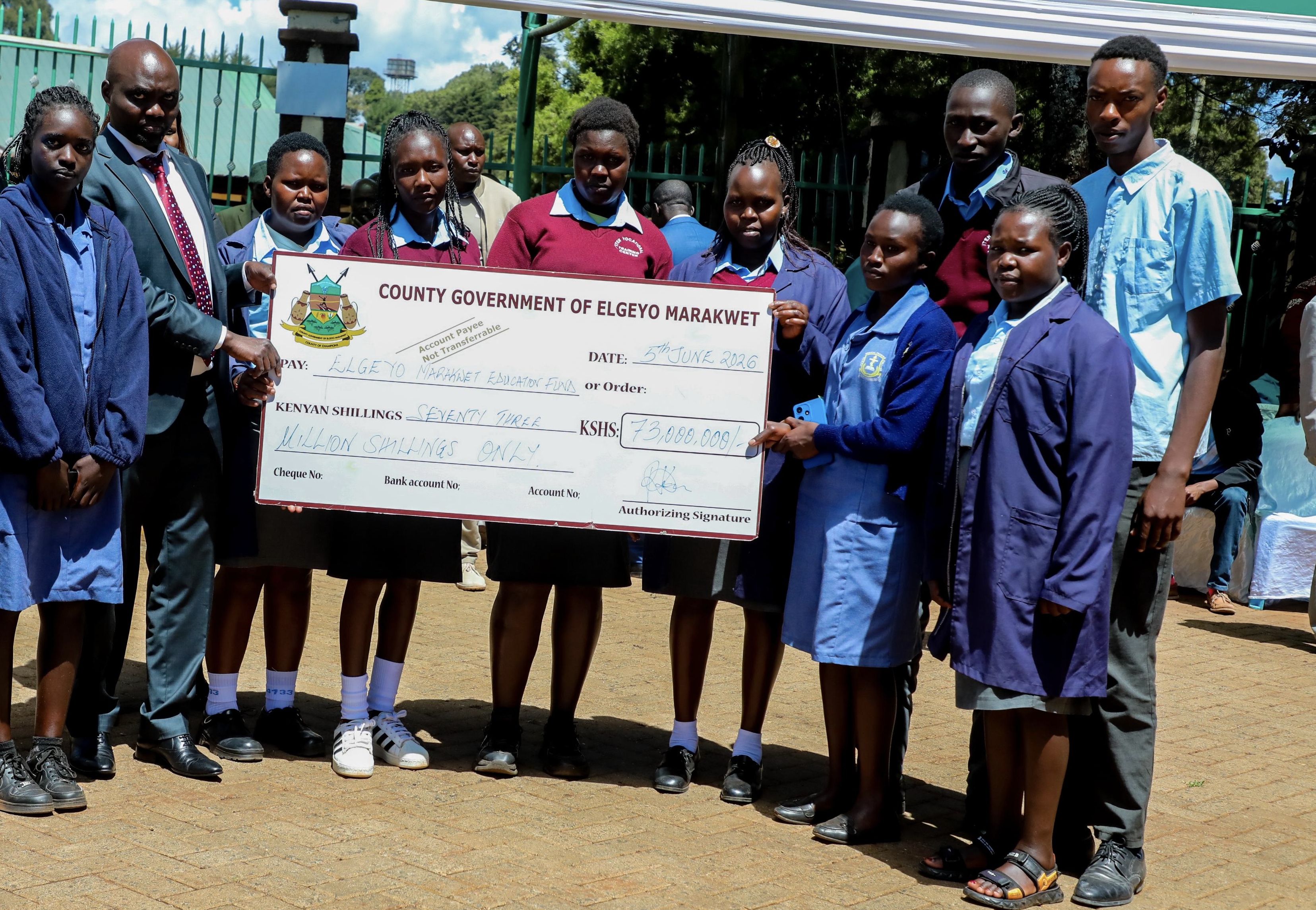 Governor Rotich disburses Sh73m in bursaries to 7,000 learners