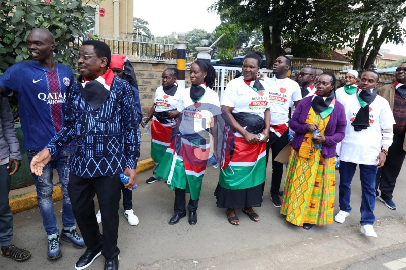[PHOTOS] Karua, Orengo join activists in delivering June 25 protest notice