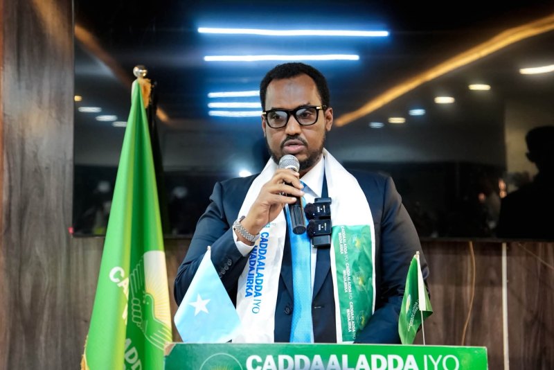 Somalia’s Justice and Solidarity Party unveils Liibaan Ahmed as candidate for Galmudug presidency