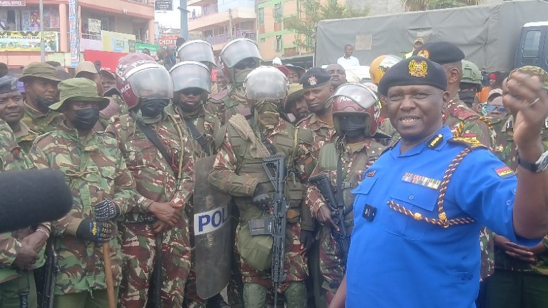 Kenya is safe and secure, IG Kanja assures the nation