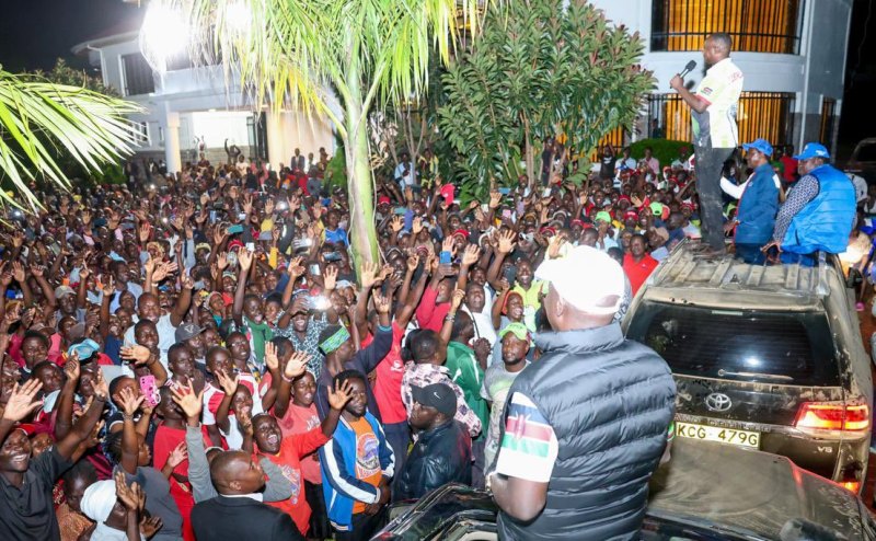 Opposition intensifies Western Kenya drive with Kakamega night stop