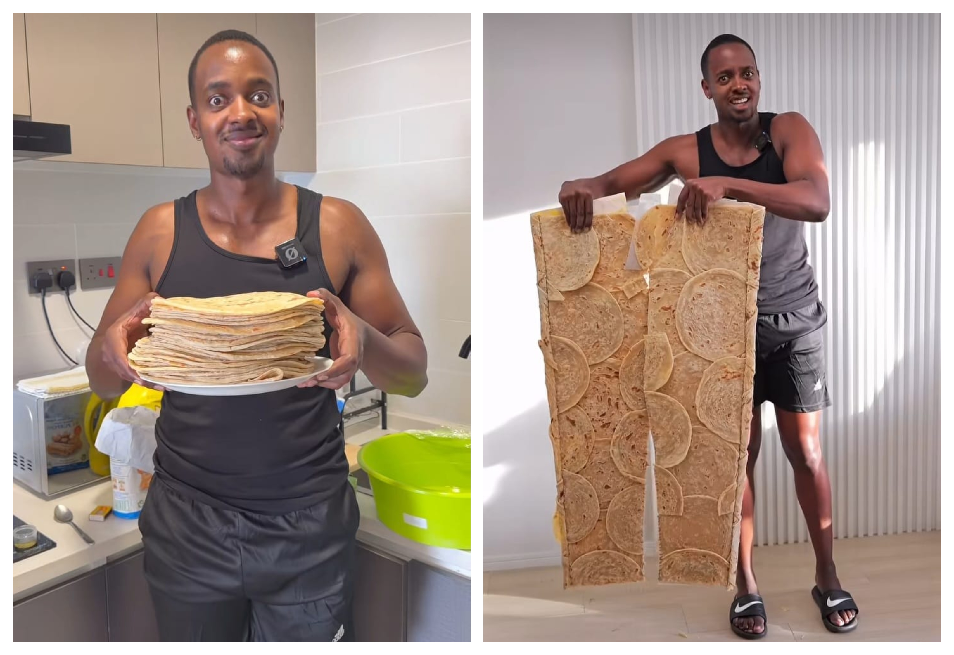 Raymond Kahuma Makes Functional Trousers Out of 60 Chapatis