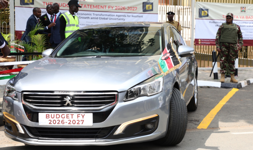 [PHOTOS] Mbadi breaks tradition, rides to Parliament in a Peugeot 508
