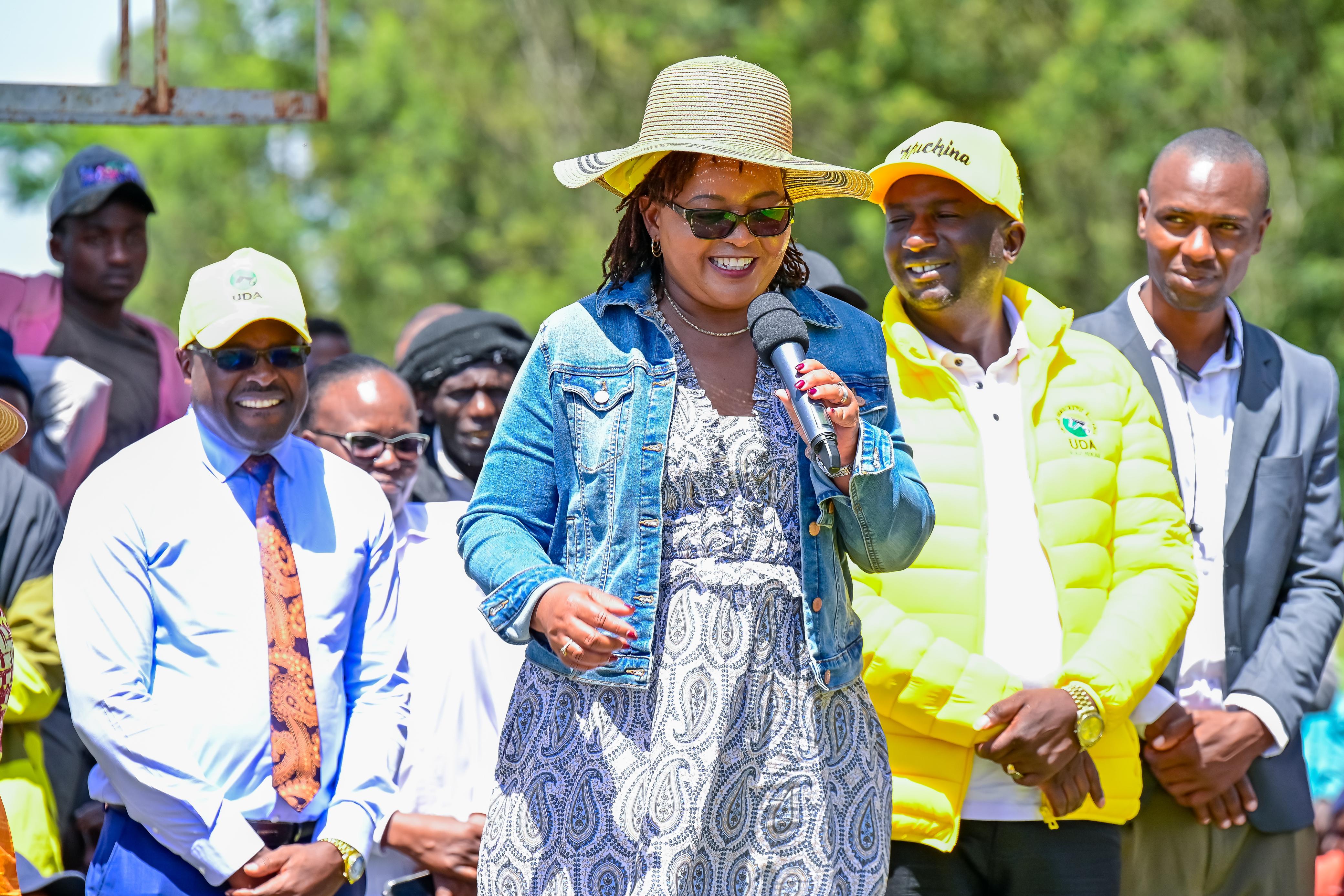 Claim your share of the state, Waiguru urges Ol Kalou voters