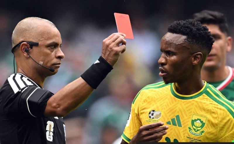 Three red cards - are referees getting tough at this World Cup?