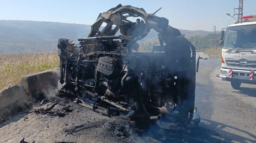 Lebanon says three soldiers killed in Israeli attack on car