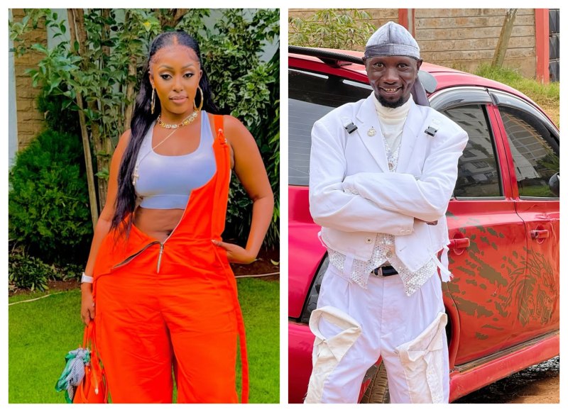Amber Ray Teases Stevo Simple Boy Over Unique Trouser Outfit