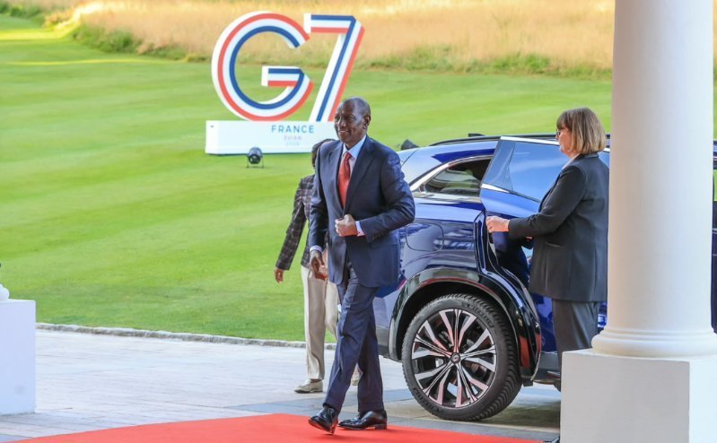 [PHOTOS] Ruto, Rachel arrive in Evian for G7 Summit