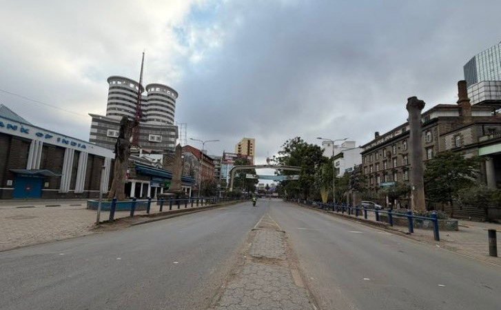 Empty Streets and Closed Shops as Police Seal Off CBD