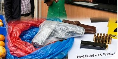 Gun stolen from cop at spa found in supermarket