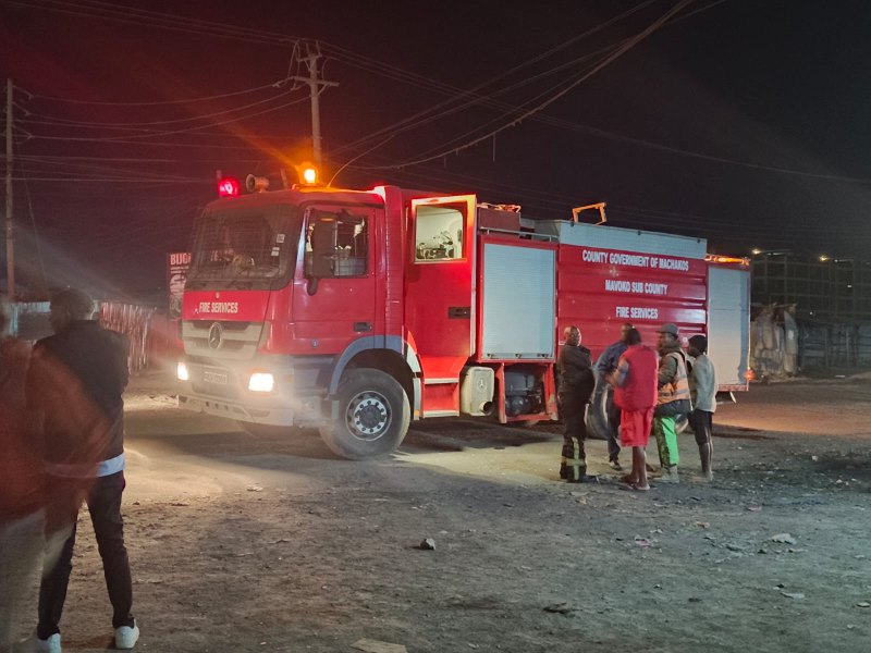 Police probe attack on fire engine in Mlolongo