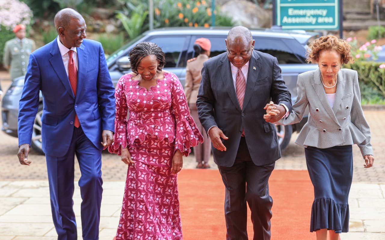 [PHOTOS] Red carpet in Pretoria as Ruto begins South Africa visit