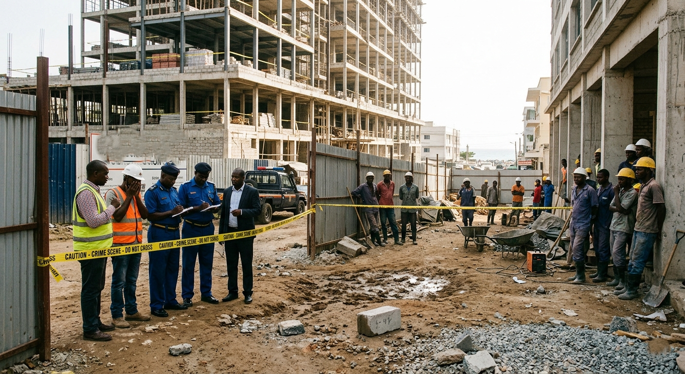 Mombasa worker killed by falling 11th-floor block