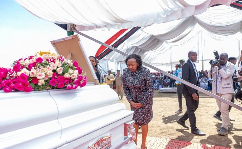 Rachel Ruto leads minute of silence for 16 Utumishi Girls
