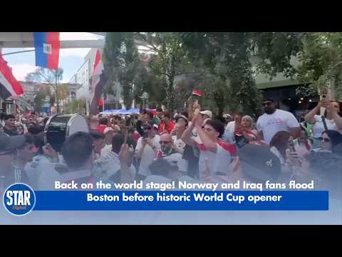 Back on the world stage! Norway and Iraq fans flood Boston before historic World Cup opener