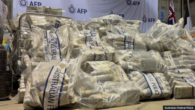 Largest ever cocaine bust in Australia after police raid underground bunker