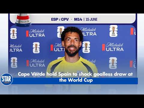 Cape Verde hold Spain to shock goalless draw at the World Cup