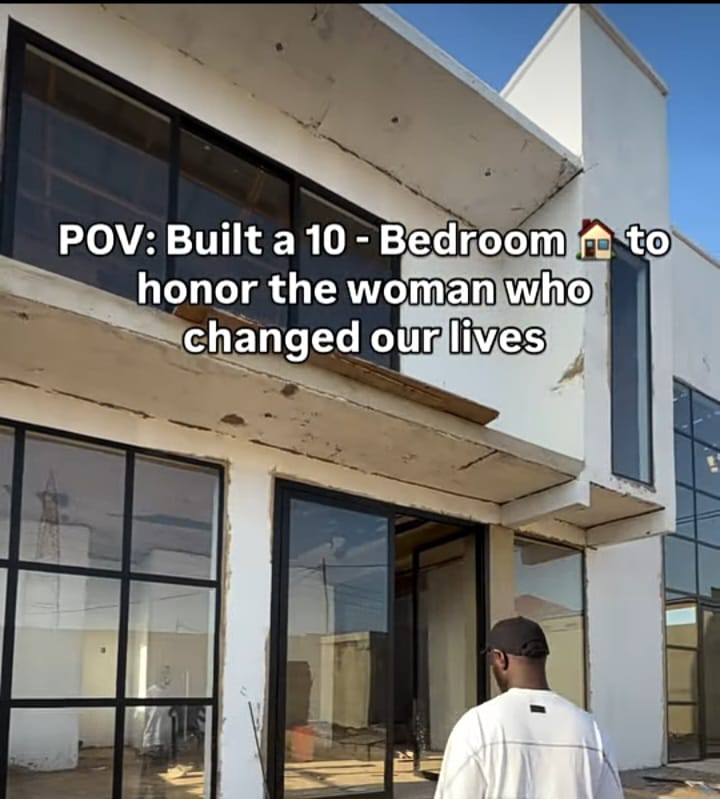 Son Builds Parents 10-Bedroom House