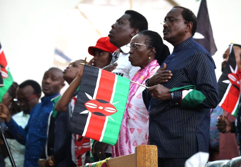 [PHOTOS] Kalonzo, Karua attend Gen-Z memorial