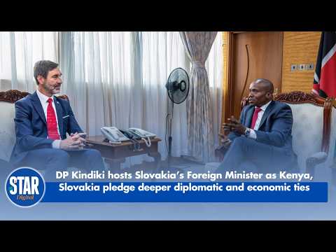 DP Kindiki hosts Slovakia’s Foreign Minister as Kenya, Slovakia move to deepen ties