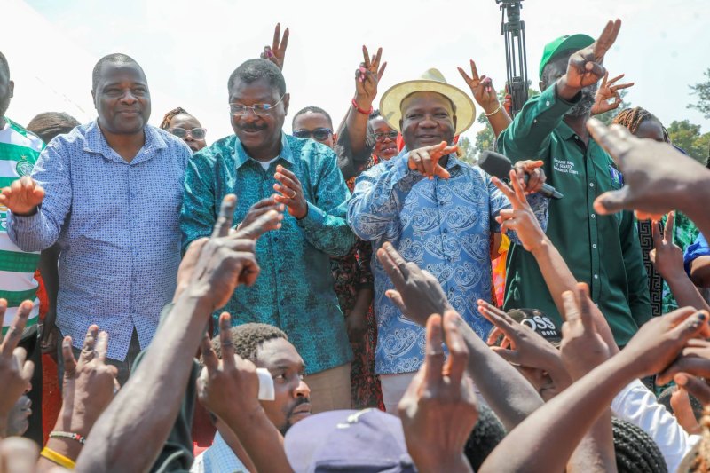 Western leaders rally behind Wetang'ula for DP slot