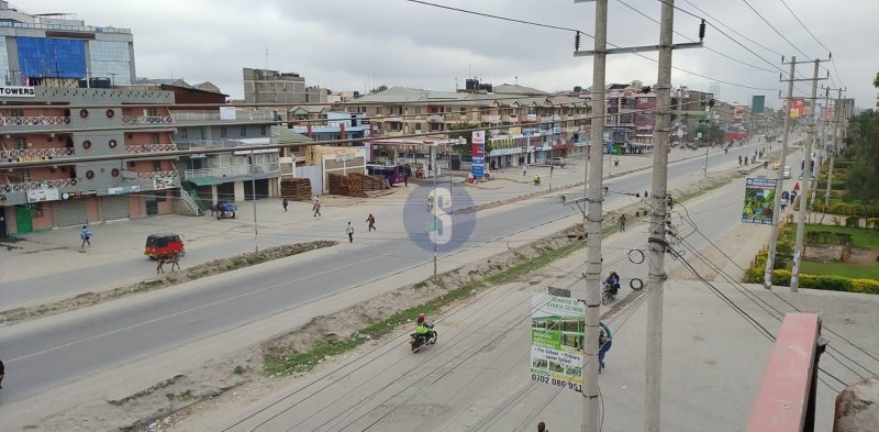 [PHOTOS] Kitengela remains deserted as police patrol streets