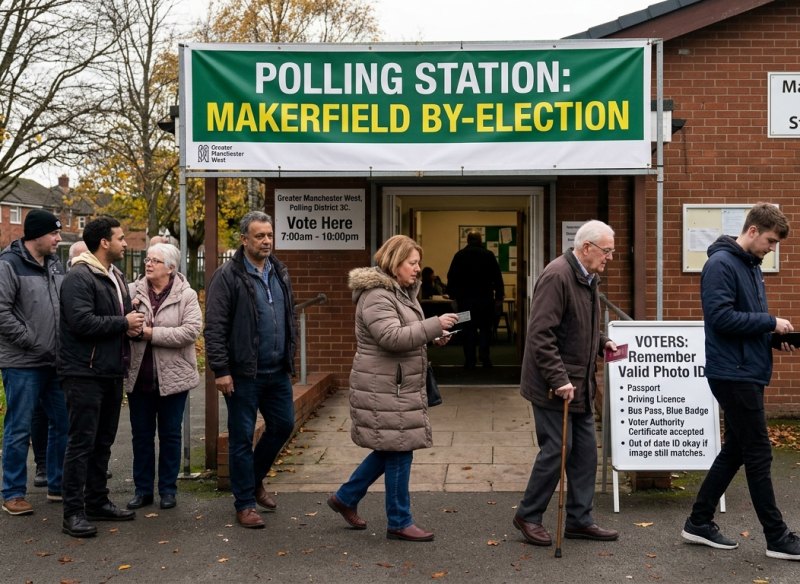 Voters head to the polls for Makerfield by-election