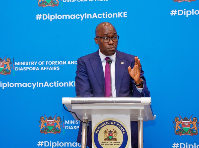 Foreign Affairs Principal Secretary Korir Sing’Oei