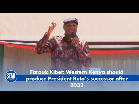 Farouk Kibet: Western Kenya should produce President Ruto's successor after 2023